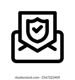 email icon. vector line icon for your website, mobile, presentation, and logo design.