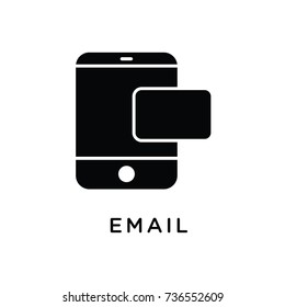 Email icon vector logo design illustration