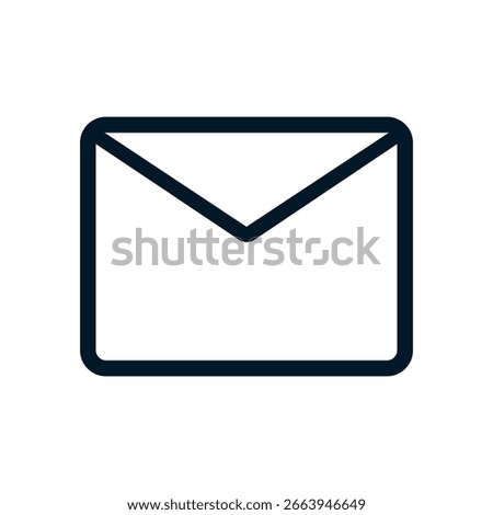 Email icon, Vector logo sign, Illustration, shape, design, UX UI icon, editable eps