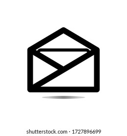 Vector de icono de correo electrónico. Ilustración de símbolo de correo