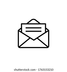 Email icon vector. Mail icon symbol illustration
