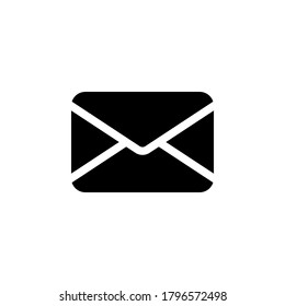 Email icon vector. Mail symbol illustration on white background