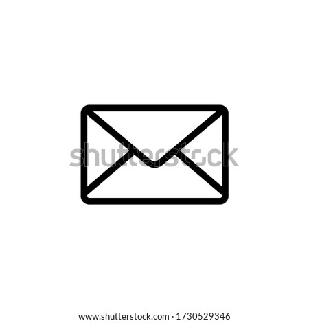 Email icon vector. Mail icon symbol isolated