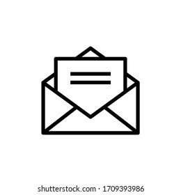 Email icon vector. Newsletter icon symbol 