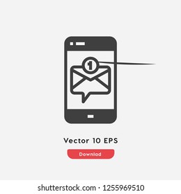 e-mail icon vector. Notifications symbol.