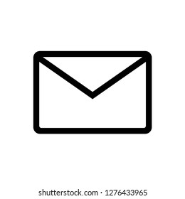 email icon, vector on white background editable eps10