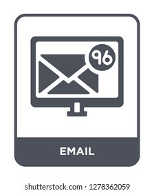 email icon vector on white background, email trendy filled icons from Blogger and influencer collection, email vector illustration