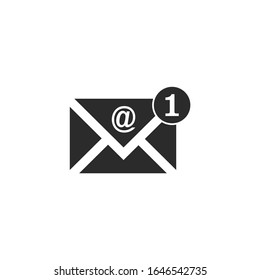 email Icon vector sign isolated for graphic and web design. email symbol template color editable on white background.
