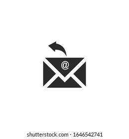 email Icon vector sign isolated for graphic and web design. email symbol template color editable on white background.