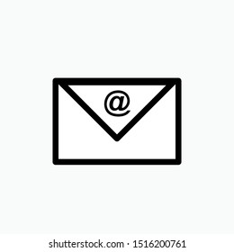 Email Icon - Vector, Sign and Symbol for Design, Presentation, Website or Apps Elements.