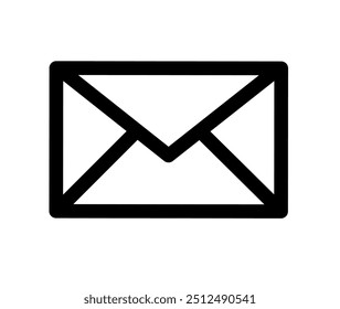 email icon vector with simple design. message icon. envelope icon