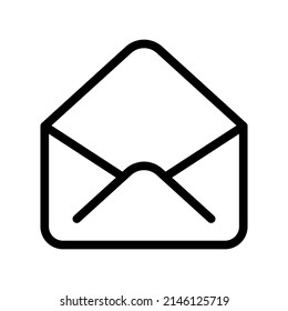 Ilustración de diseño de símbolos de vector de icono de correo electrónico