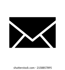 Ilustración de diseño de símbolos de vector de icono de correo electrónico