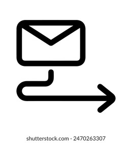 Icono de correo electrónico Ilustración de diseño de símbolo de Vector