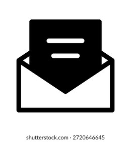 Ilustración de diseño de símbolo de Vector de icono de correo electrónico