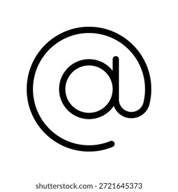 Ilustración de diseño de símbolo de Vector de icono de correo electrónico