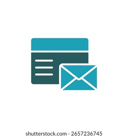 icono de correo electrónico. Vector. Trazo editable. signo de estilo lineal para uso Diseño web, logotipo. Ilustración de símbolo.