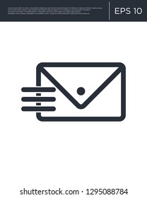 Email Icon Vektor Logo Template