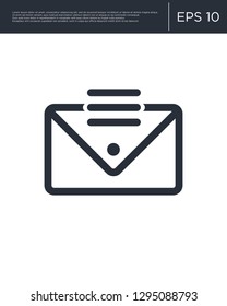 Email Icon Vektor Logo Template