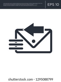 Email Icon Vektor Logo Template