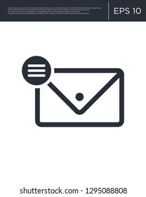 Email Icon Vektor Logo Template