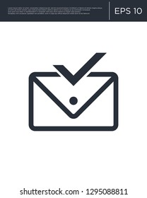 Email Icon Vektor Logo Template