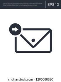 Email Icon Vektor Logo Template