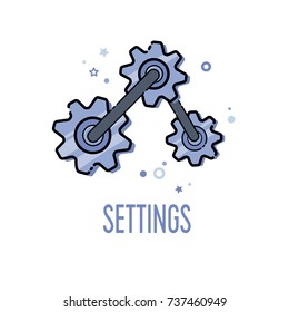 Email icon for web and mobile apps. Vector illustration.