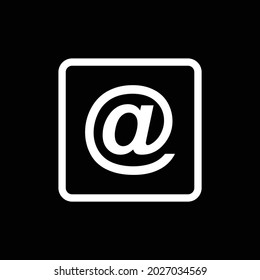 email icon, web icon, vector symbol illustration