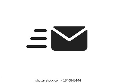 Email icon. Website message sign. Web mail isolated symbol. Send concept in vector flat style.