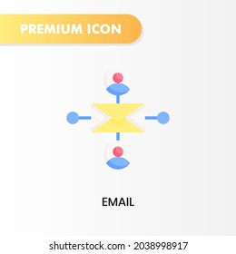 email icon for your website design, logo, app, UI. Vector graphics illustration and editable stroke. email icon flat design.