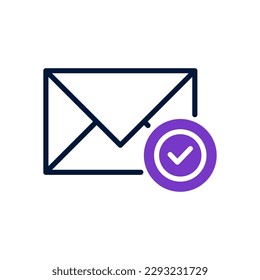 icono de correo electrónico para el diseño de tu sitio web, logotipo, aplicación, interfaz de usuario.