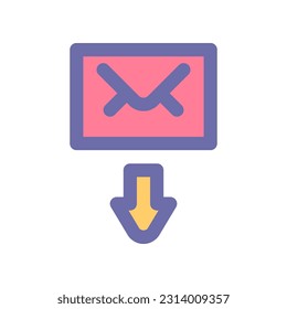 icono de correo electrónico para el diseño de tu sitio web, logotipo, aplicación, interfaz de usuario.