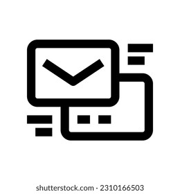 icono de correo electrónico para tu sitio web, móvil, presentación y diseño de logotipo.