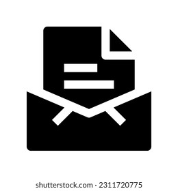 icono de correo electrónico para tu sitio web, móvil, presentación y diseño de logotipo.