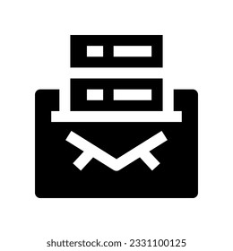 icono de correo electrónico para tu sitio web, móvil, presentación y diseño de logotipo.