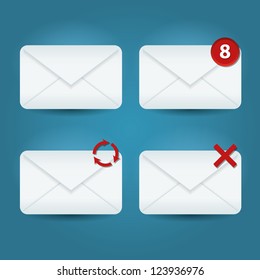 e-mail icons