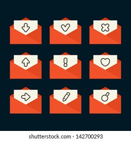 Email icons