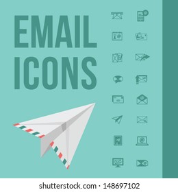 Email icons