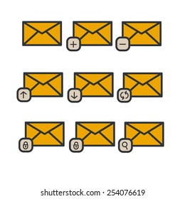Email icons