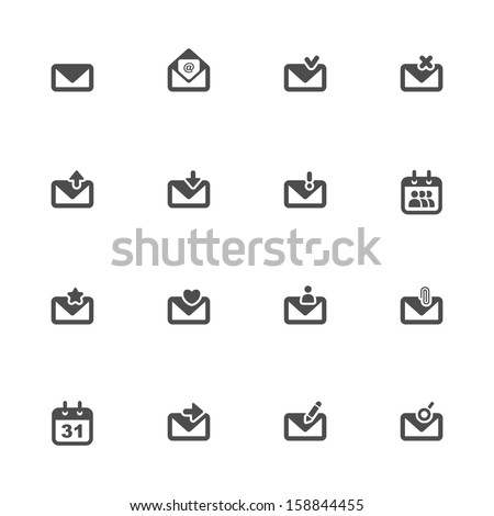 e-mail icons