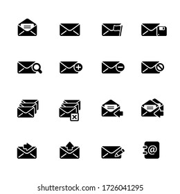 E-mail Icons // Black Series