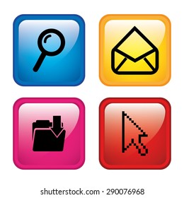 email icons design, vector illustration eps10 graphic 