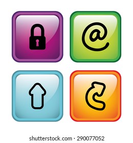 email icons design, vector illustration eps10 graphic 