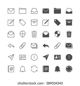 Email icons, included normal and enable state.