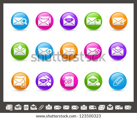E-mail Icons // Rainbow Series