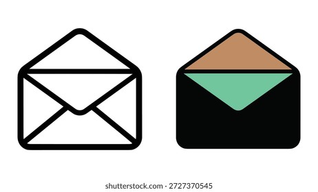 Email icons representing unread and read messages
