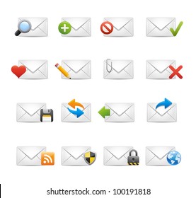 e-mail Icons - Set 1 of 3 // Soft Series