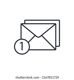 Email icons  symbol vector elements for infographic web