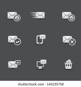 Email icons,vector
